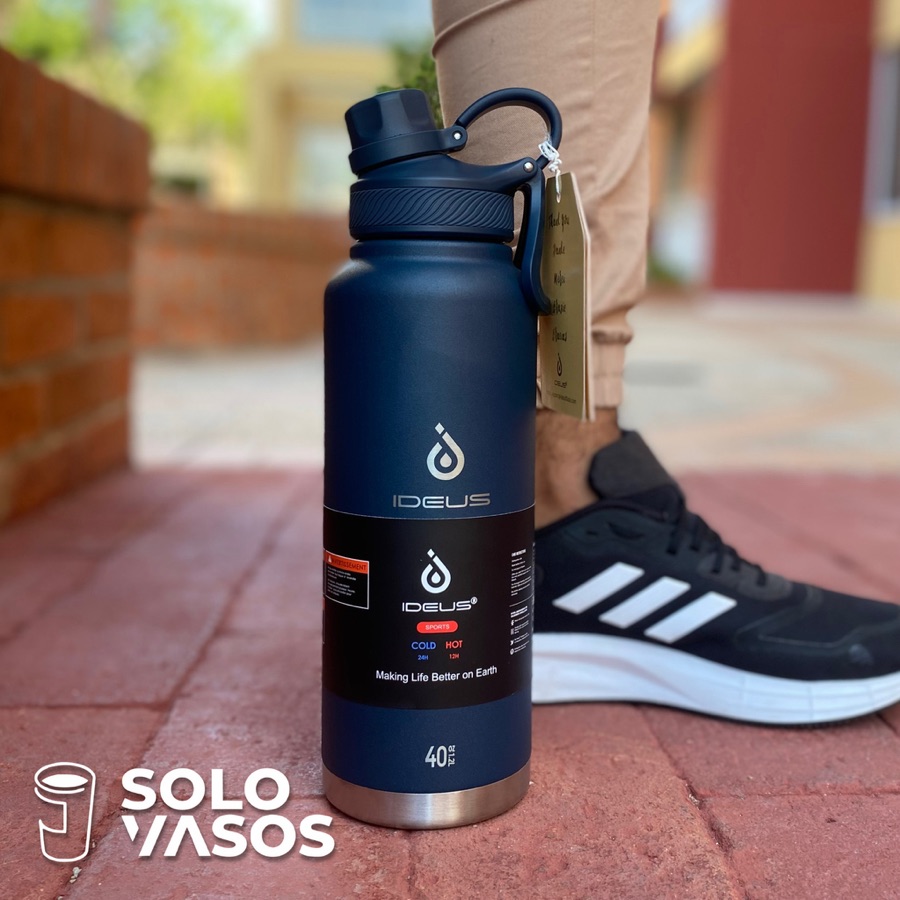 Termo IDEUS 40 oz color azul marino