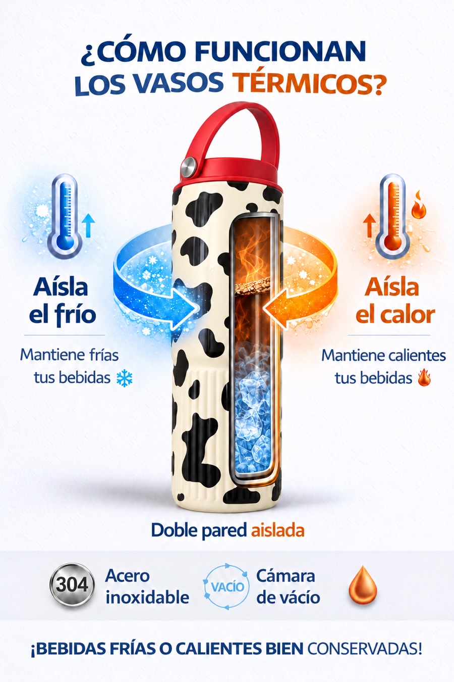 Cómo funcionan los vasos térmicos de doble pared