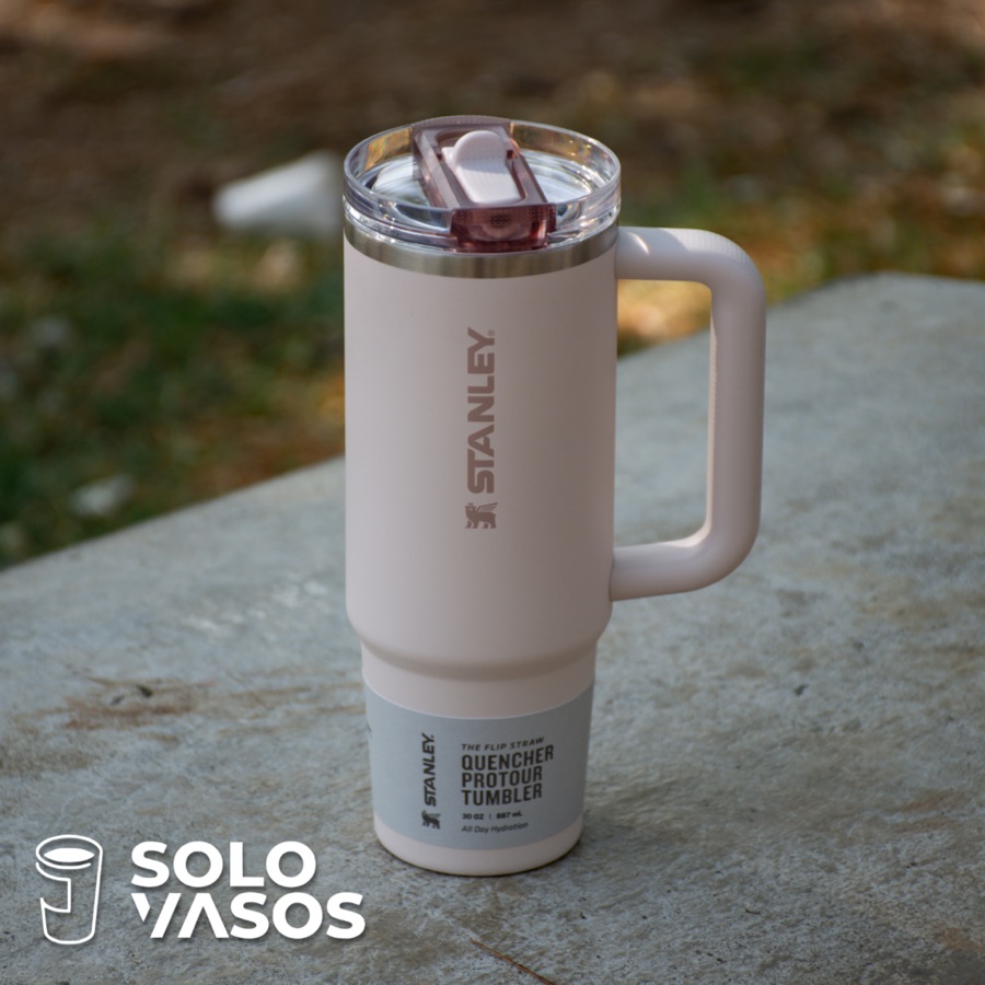 Vaso Stanley Quencher ProTour con tapa y pitillo